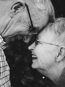 couple in long term satisfying relationship