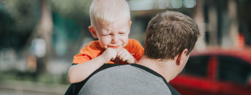Boy leaving target needs to learn time out technique from thrive therapy florida